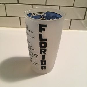 Vintage Florida “Sunshine State” Glass Tumbler